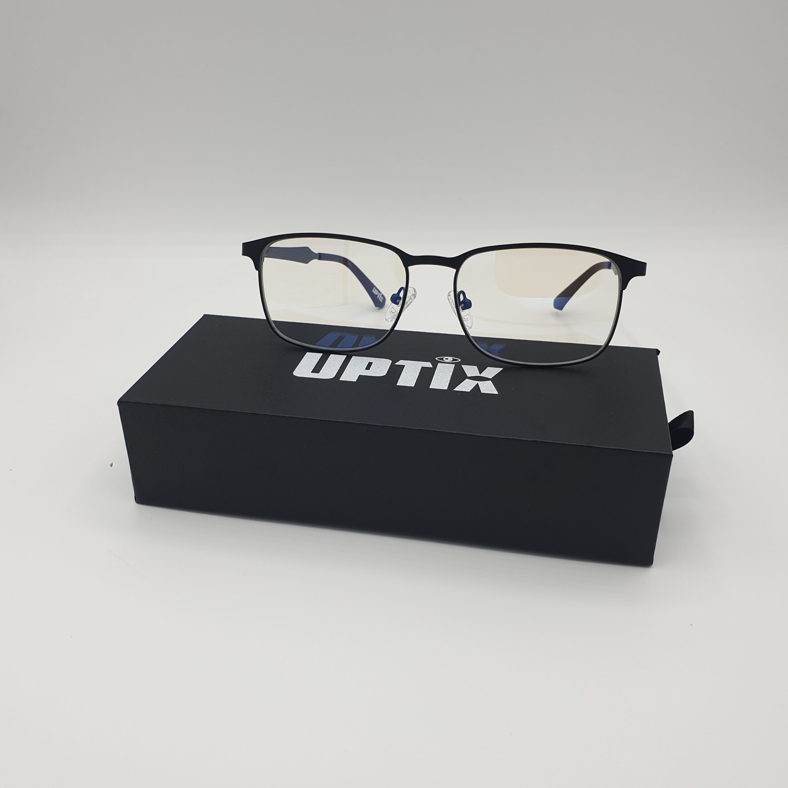Uptix Super Light Weight Matte Black Anti Blue Light Glasses - Image 2
