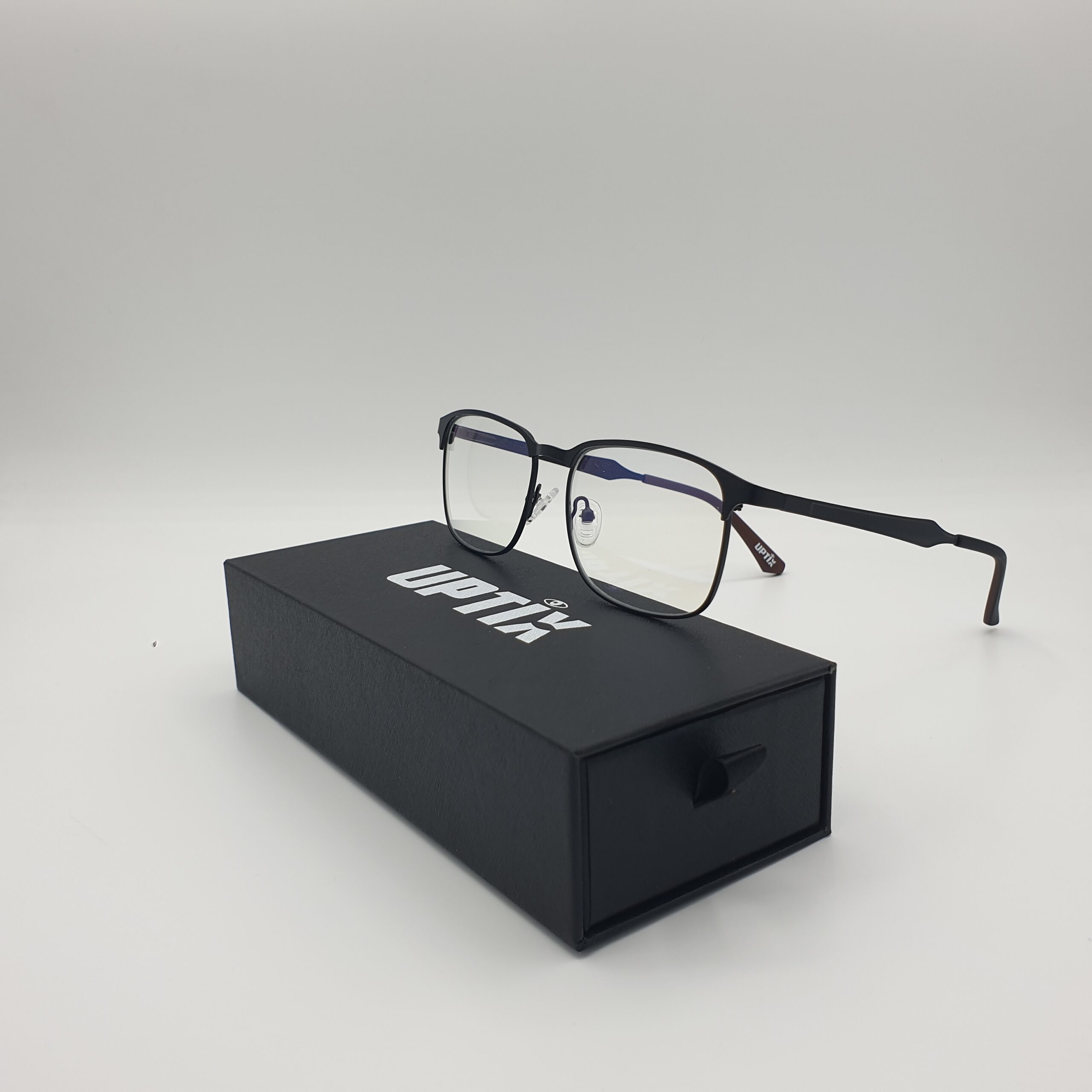 Uptix Super Light Weight Matte Black Anti Blue Light Glasses - Image 3